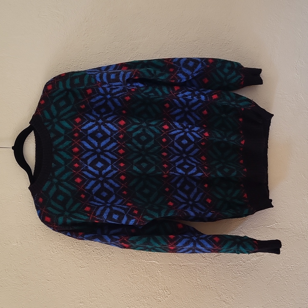 Vintage Benetton Fair Isle Holiday Sweater